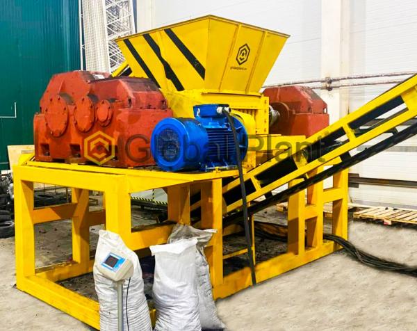 Шредер для измельчения изношенных шин и ТБО Global Recycler 3000 — фото 2